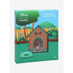 Loungefly Disney Doghouse Dogs Limited Edition Lenticular Enamel Jumbo Pin New